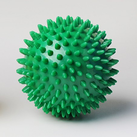 Balle de massage à picot - verte 9 cm